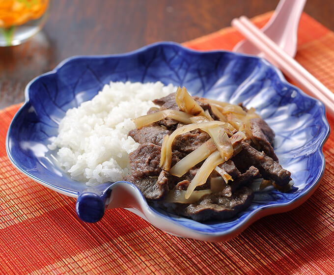 榨菜牛肉饭