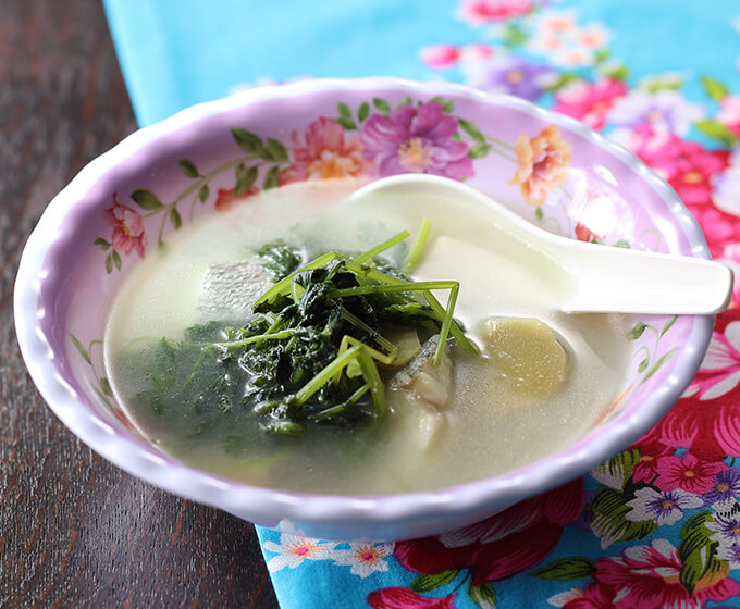 芫茜鱼片汤