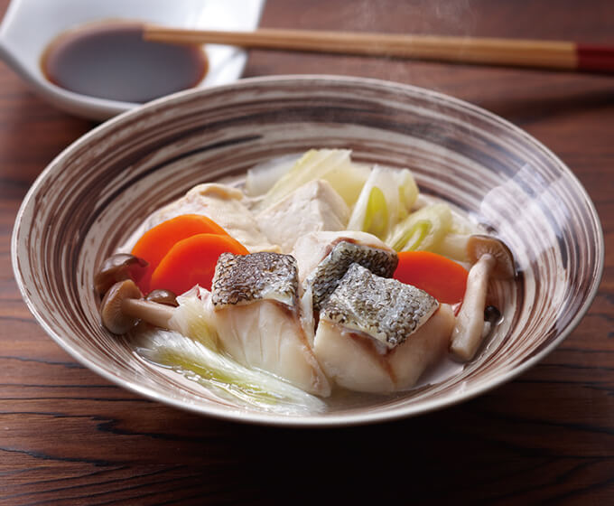 蒸白鱼肉